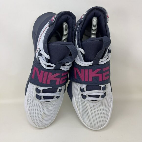 Nike Future Court 3 Basketball Shoes White Blue Size 5Y / Women’s Size 6.5 - Picture 7 of 9